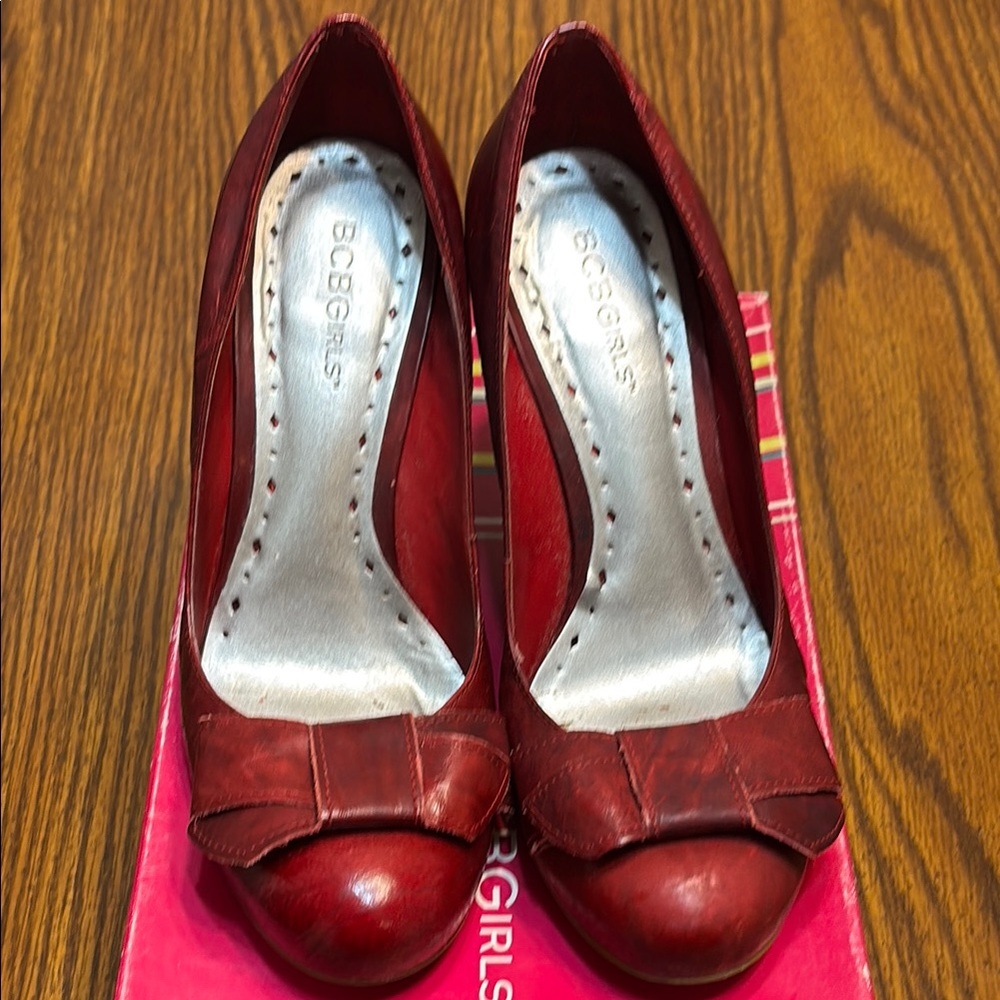 BCBGirls Burgundy Women's Heels